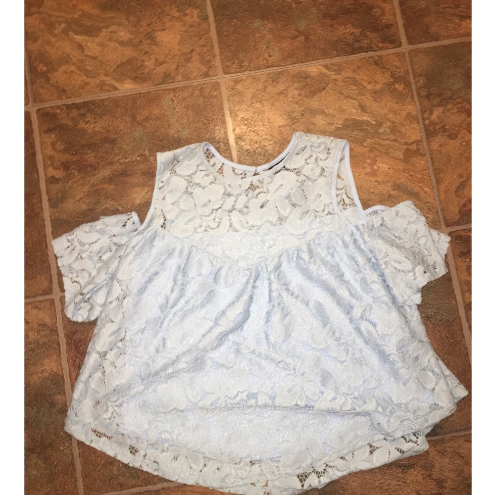Light blue lave shirt